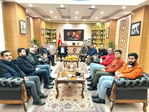 BAŞKAN KOÇ, BASIN MENSUPLARI İLE BİR ARAYA GELDİ