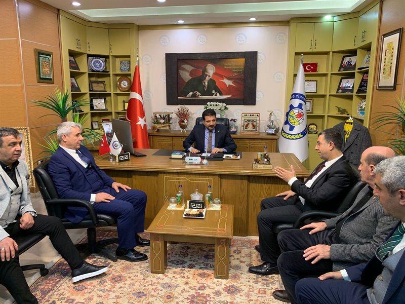 MUŞ İL-DER BAŞKAN KOÇ`U ZİYARET ETTİ