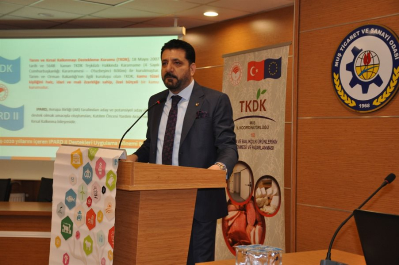 MUŞ TSO’DA TKDK DESTEKLERİ ANLATILDI