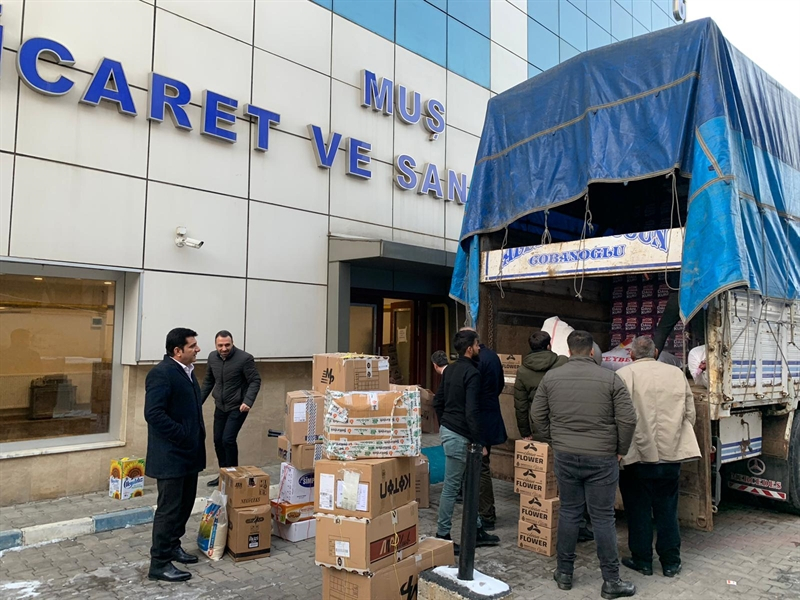 MUŞ TSO’DAN YARDIM ELİ