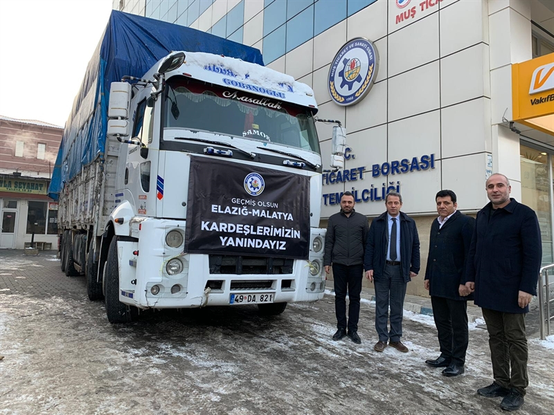 MUŞ TSO’DAN YARDIM ELİ