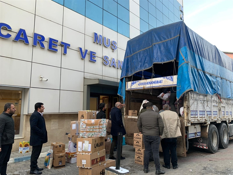 MUŞ TSO’DAN YARDIM ELİ