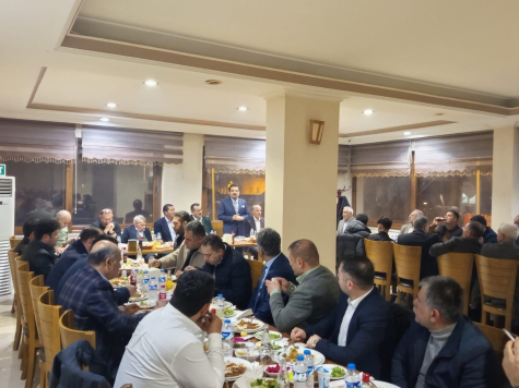 BAŞKAN KOÇ, MALAZGİRT’TE ÜYELERLE İFTARA KATILDI